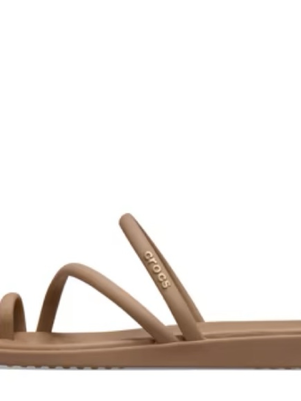 CROCS Women’s Tan Multi-Strap Slide Sandal